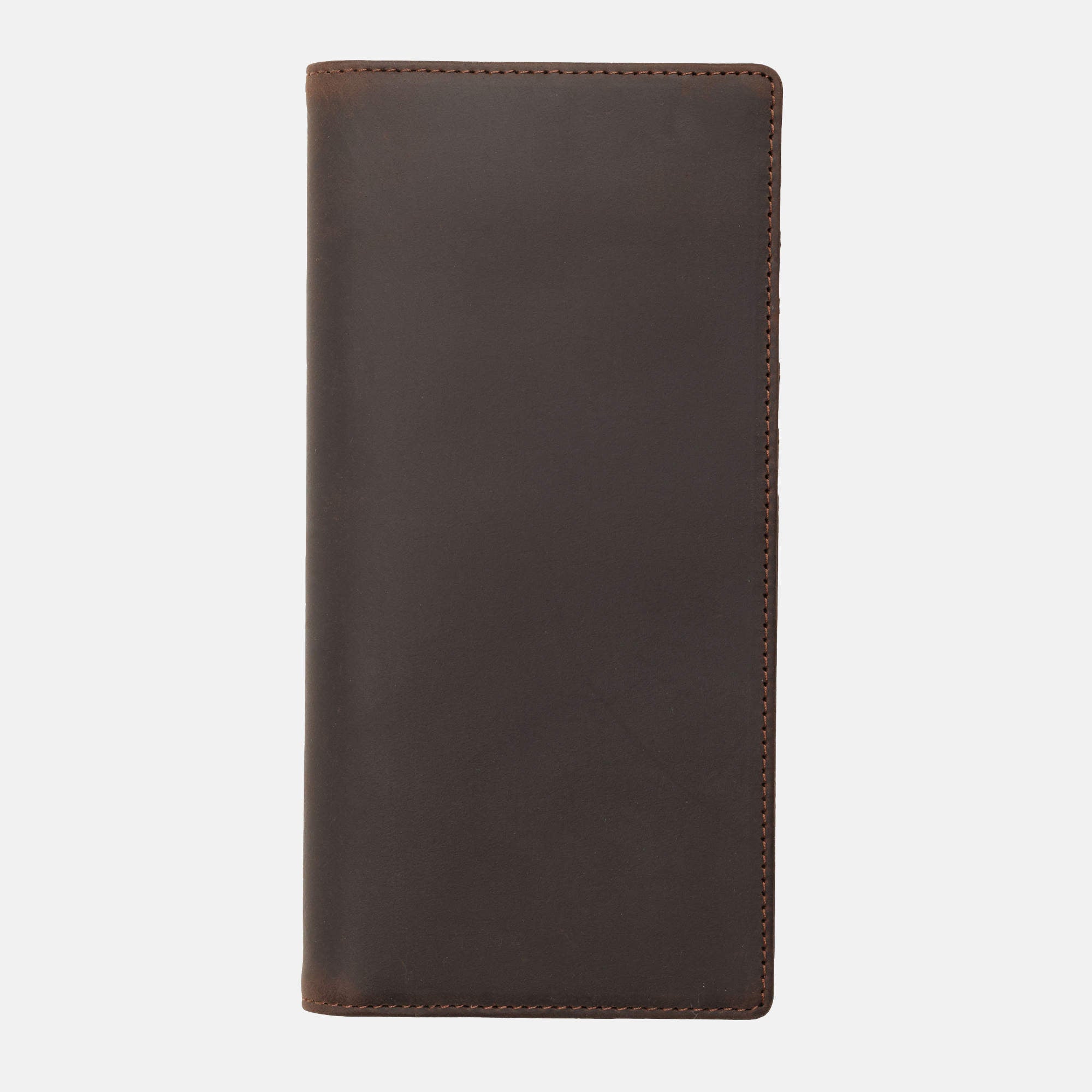 The Long Wallet - Dark Brown – Ox & Birch