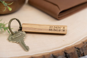 Wood Keychain | Bar - Ox & Birch