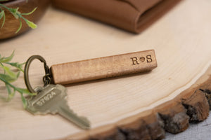 Wood Keychain | Bar - Ox & Birch