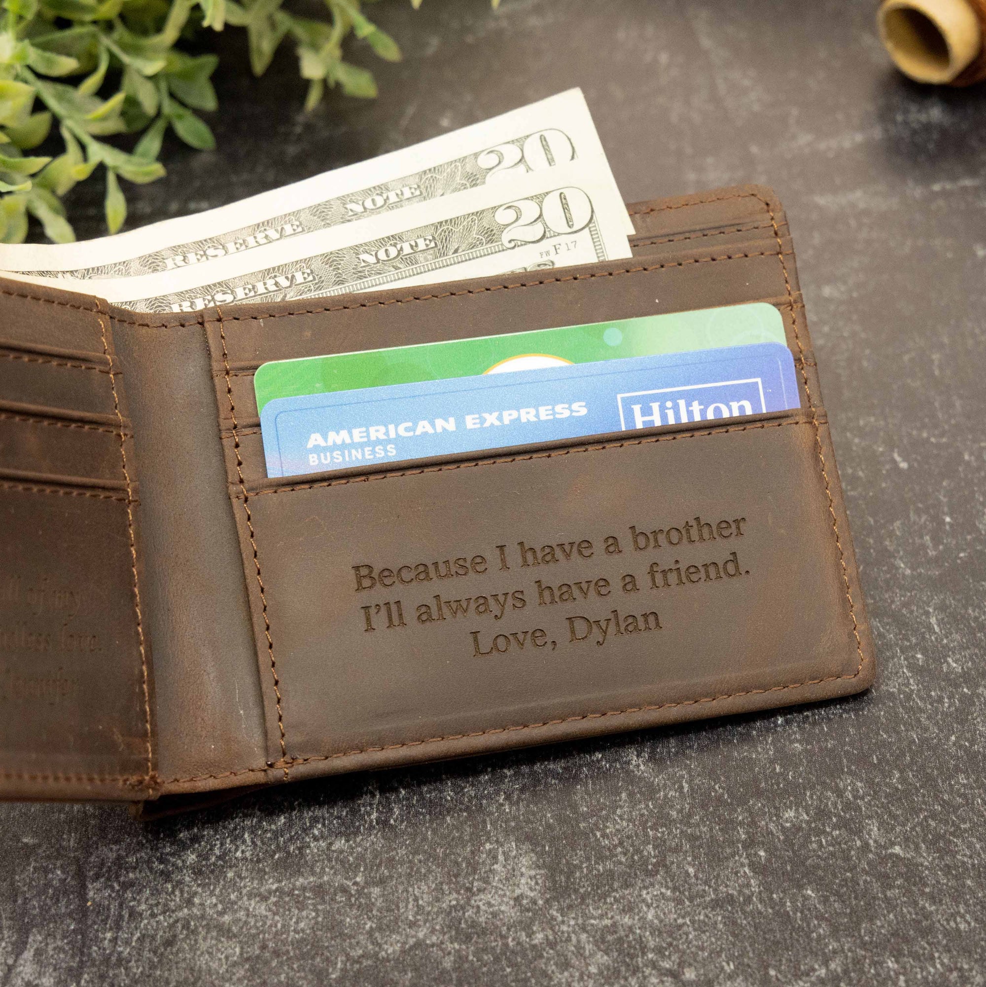 Dark Brown Standard Wallet | The Original - Ox & Birch
