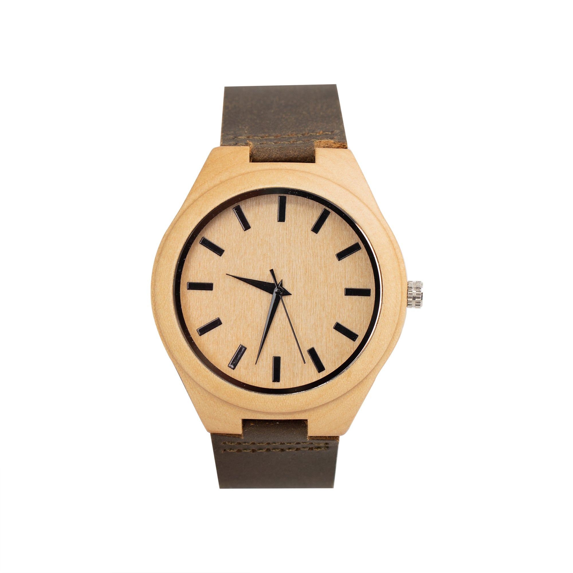 Leather Wooden Watch | Dylan - Ox & Birch
