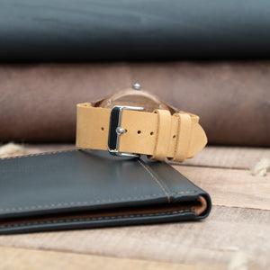 Wood Leather Watch | Denver - Ox & Birch