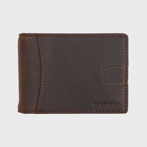 Slim Wallet - The Curve - Dark Brown