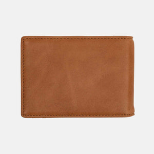 Slim Wallet - The Curve - Light Brown
