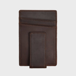 Money Clip - Dark Brown