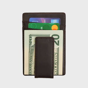 Money Clip - Dark Brown