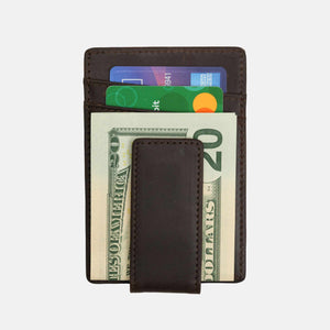 Money Clip - Dark Brown