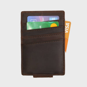 Money Clip - Dark Brown