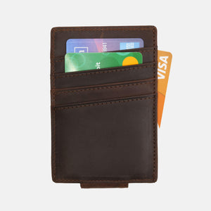 Money Clip - Dark Brown