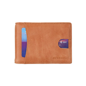 Slim Wallet - The Curve - Light Brown