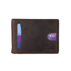 Slim Wallet - The Curve - Dark Brown