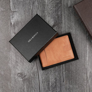 Slim Wallet - The Curve - Light Brown