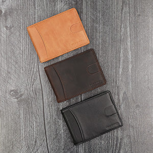 Slim Wallet - The Curve - Dark Brown