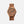 Mens wooden watch with zebra wood and blue second hand - Ox & Birch