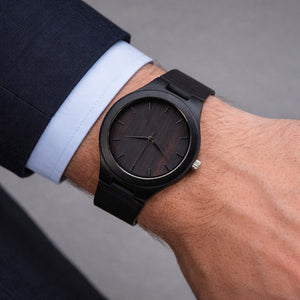 Men's Leather Watch - The Storm