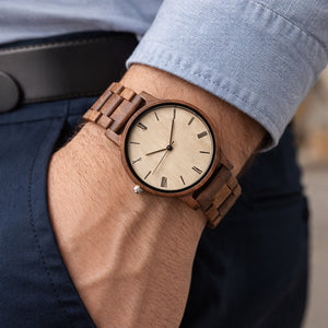 Men's Wood Watch - The Granite