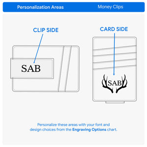 Money Clip - Dark Brown