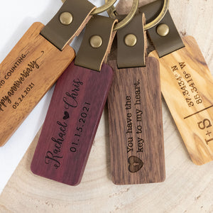 Wood Keychain | Flat - Ox & Birch