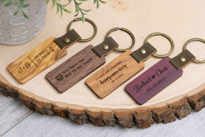 Wood Keychain | Flat - Ox & Birch