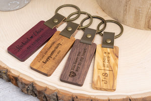 Wood Keychain | Flat - Ox & Birch