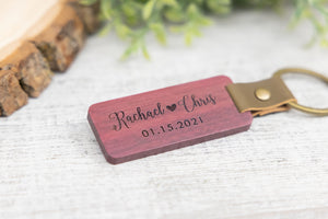 Wood Keychain | Flat - Ox & Birch