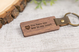 Wood Keychain | Flat - Ox & Birch