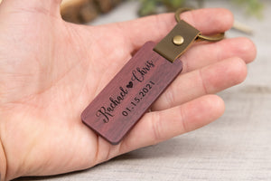 Wood Keychain | Flat - Ox & Birch