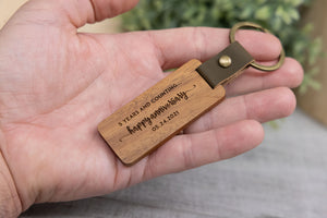 Wood Keychain | Flat - Ox & Birch