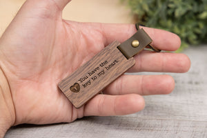 Wood Keychain | Flat - Ox & Birch