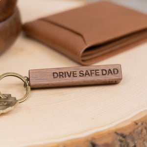 Wood Keychain | Bar - Ox & Birch