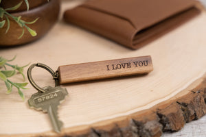 Wood Keychain | Bar - Ox & Birch