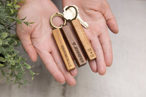 Wood Keychain | Bar - Ox & Birch