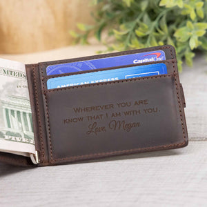 Dark Brown Leather Slim Wallet | Owen - Ox & Birch