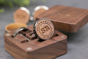 Wooden Cuff Links - Ox & Birch