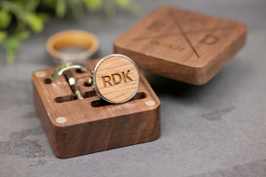 Wooden Cuff Links - Ox & Birch