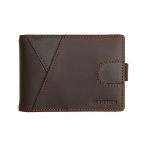 Dark Brown Leather Slim Wallet | Owen - Ox & Birch