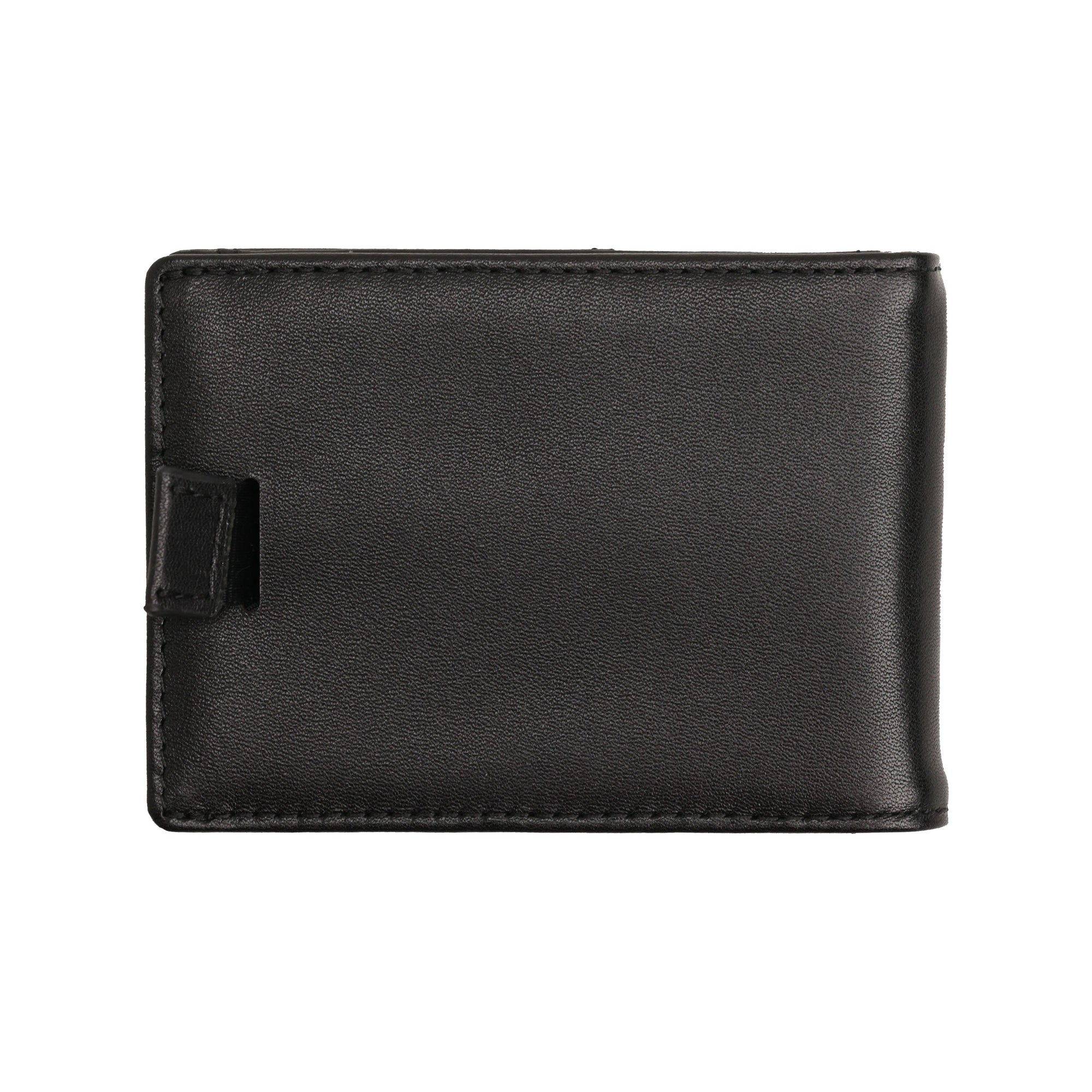 Black Leather Slim Wallet | Carson - Ox & Birch