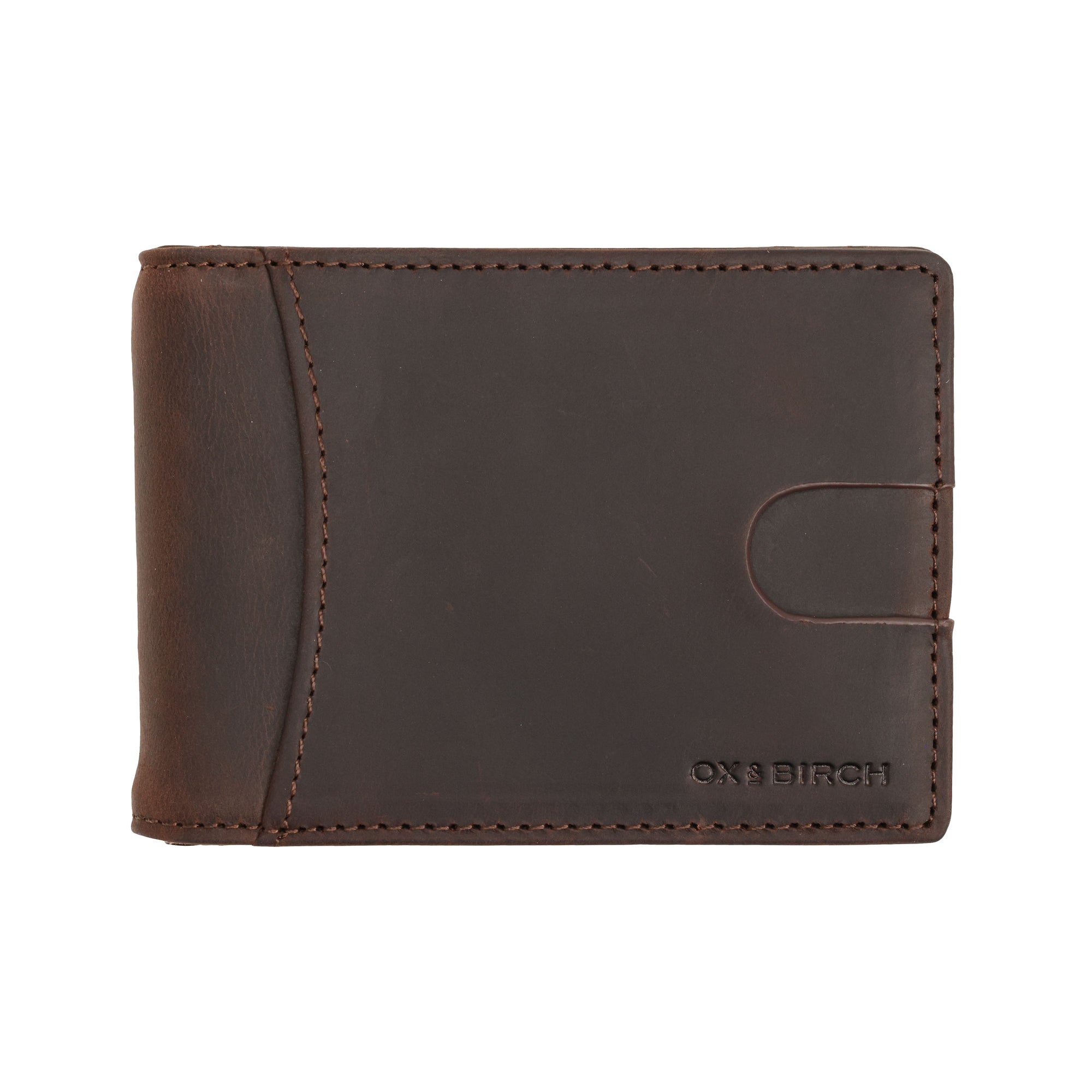 Dark Brown Leather Slim Wallet | Maverick - Ox & Birch