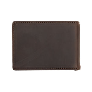 Dark Brown Leather Slim Wallet | Maverick - Ox & Birch