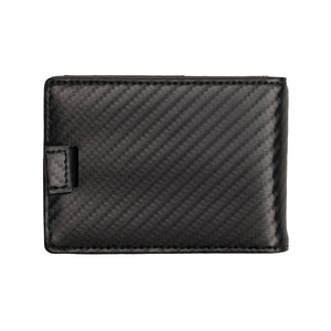 Black Carbon Fiber Slim Wallet | Flynn - Ox & Birch