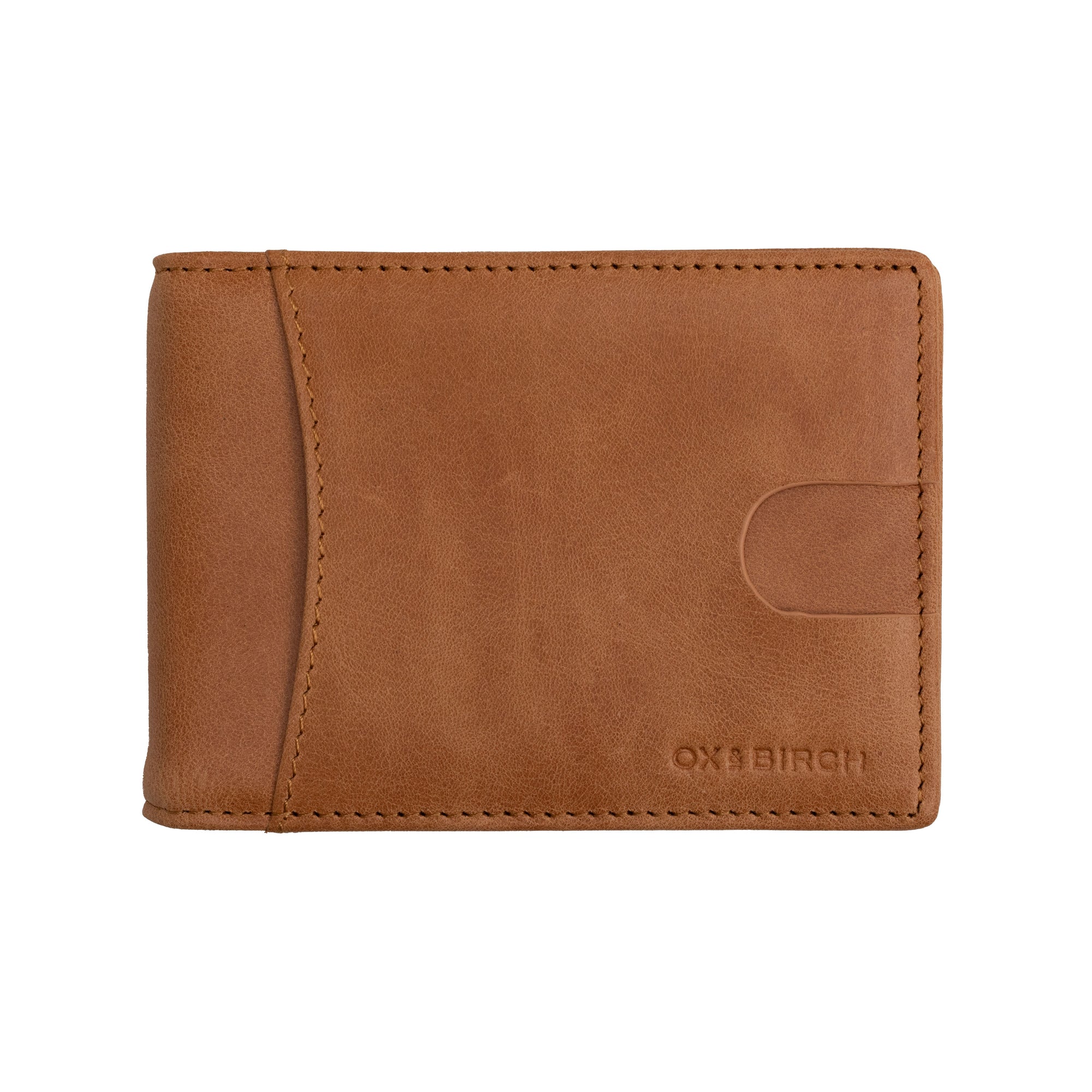 Saddle Brown Leather Slim Wallet | Colton - Ox & Birch
