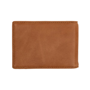 Saddle Brown Leather Slim Wallet | Colton - Ox & Birch