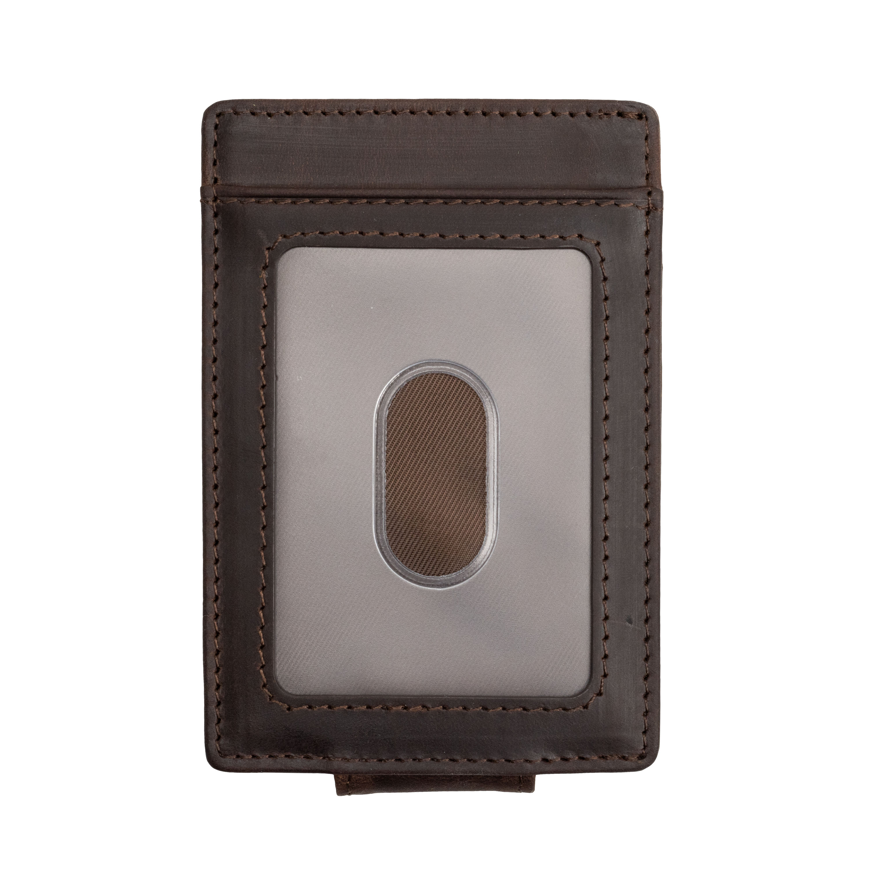 Slim ID Window Money Clip Wallet