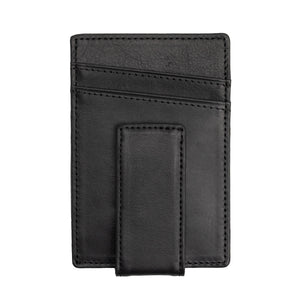 Genuine Leather Money Clip | Black - Ox & Birch