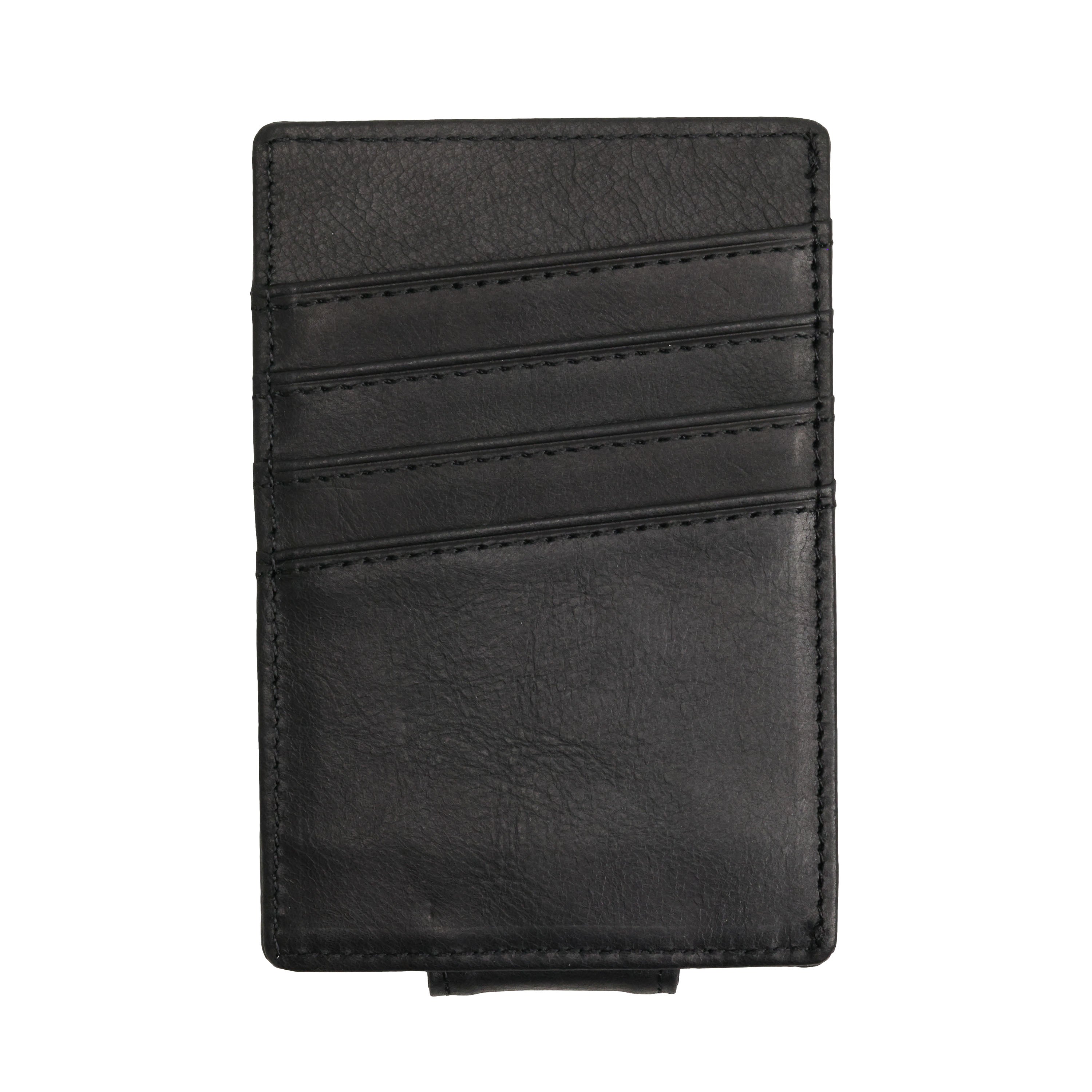 Best Travel Wallet Money Clip Clutch Men's Genuine Leather Wallets Black Brown Wallets Leather Bag 9069B Coffee
