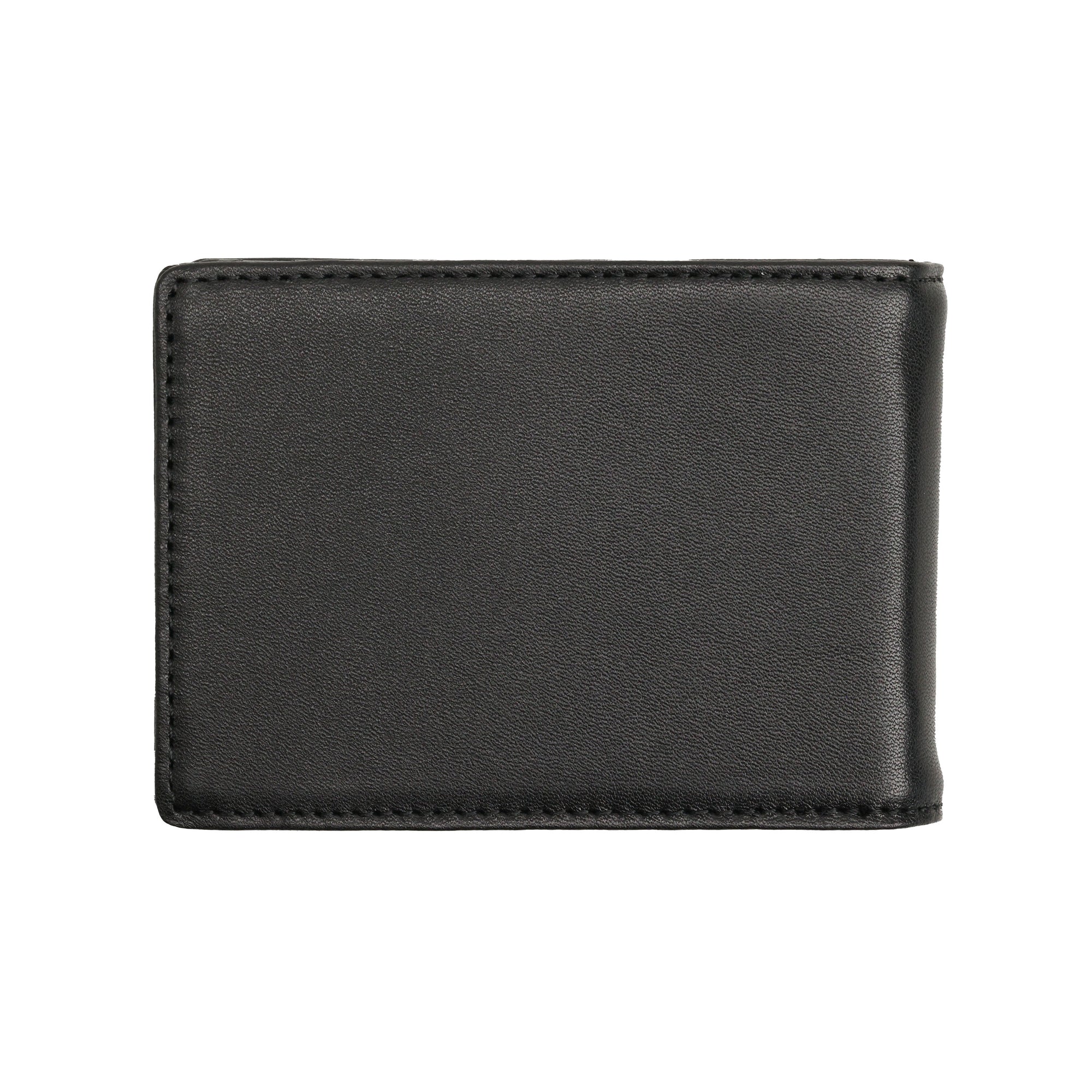Black Leather Slim Wallet | Xavier - Ox & Birch