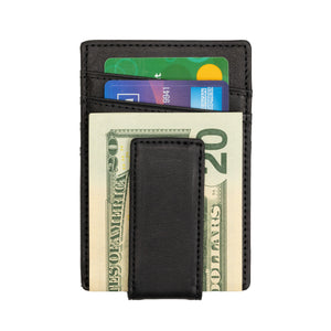 Genuine Leather Money Clip | Black - Ox & Birch