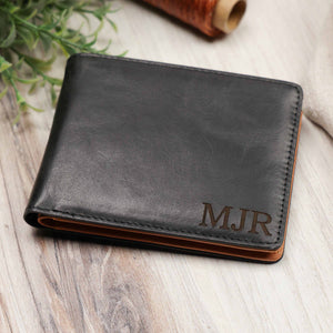 Black and Saddle Brown Standard Wallet | The Original - Ox & Birch