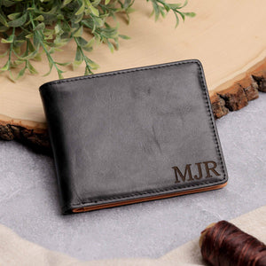 Black and Saddle Brown Standard Wallet | The Original - Ox & Birch