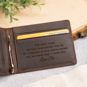 Dark Brown Leather Slim Wallet | Owen - Ox & Birch